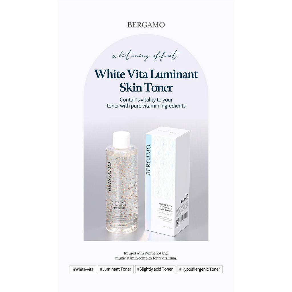 Toner Vitamin Bergamo 250ml Giúp Da Trắng Sáng