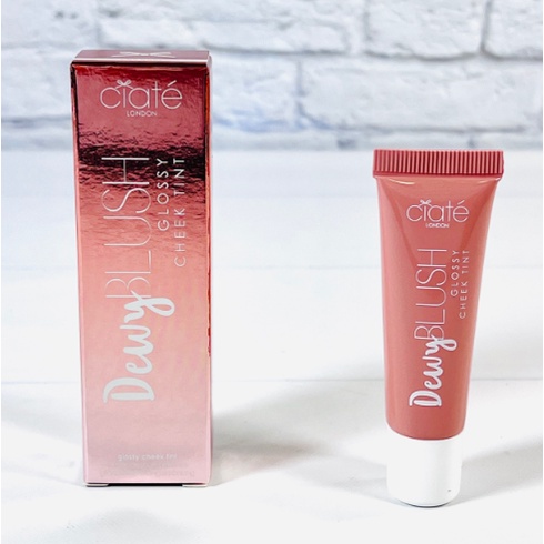 Má Hồng CIATE LONDON Dewy Blush Glossy Cheek Tint màu Papaya10ml 22$