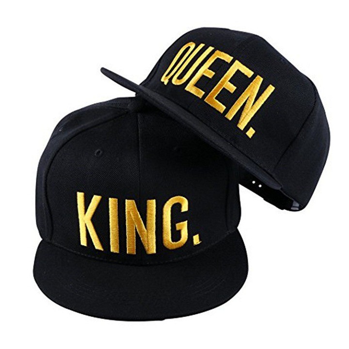 Mũ Snapback Nón Hiphop Nam Nữ KING QUEEN