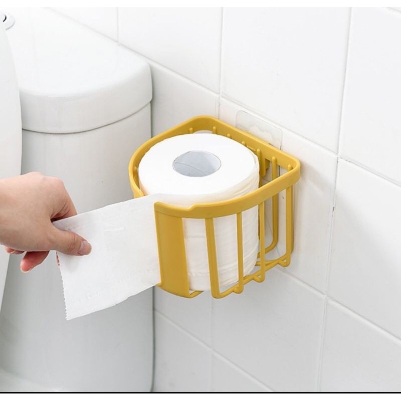 Kệ đựng giấy vệ sinh dính cường lực siêu chắc