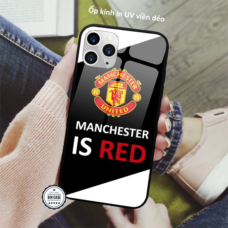 ⚽Ốp Lưng Logo MU Thiết Kế Đẹp ⚽Ốp Man Utd Manchester United iphone 13 12 11 Pro Max 6s 6 7 8 Plus X Xr Xs Max BONGDA131