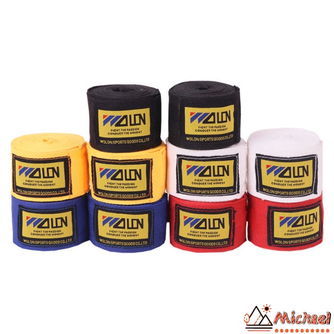 【MC】 2PCS (PAIR) Boxing Wrap Sports Hand Wraps Support for Muay Thai Kickboxing Training MMA for Men & Women Handwrap