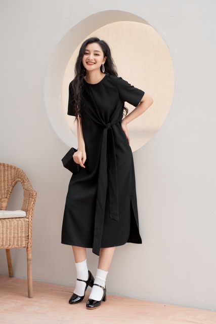 [Mã FATHANG5 giảm 10K đơn 50K] Tie-waist dress | BigBuy360 - bigbuy360.vn