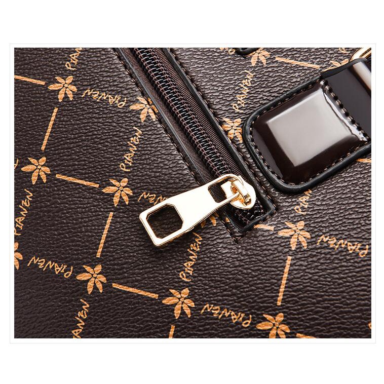 Túi Xách Tay Bằng Da Hoa Văn Kẻ Ô Thời Trang Dành Cho Nữ