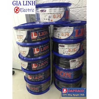 Dây điện đơn mềm vcm 0.75mm2 daphaco - cuộn 100 mét