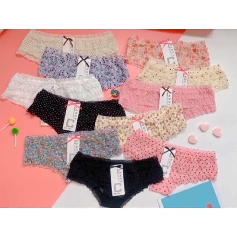 Quần Lót Ren Công Chúa SAM SAM Siêu Kute 303 Hàng Cao Cấp. Chất Thun lạnh pha Cotton xịn thấm hút mồ hôi tốt. SAM SAM