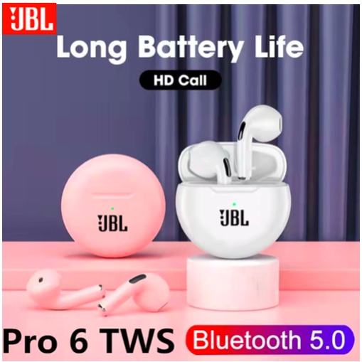 Tai Nghe Không Dây Bluetooth 5.0 Pro6 TWS Phong Cách Thể Thao Cho Điện Thoại  Xiaomi