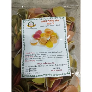 BÁNH PHỒNG TÔM CHAY RAU CỦ QUẢ 500G