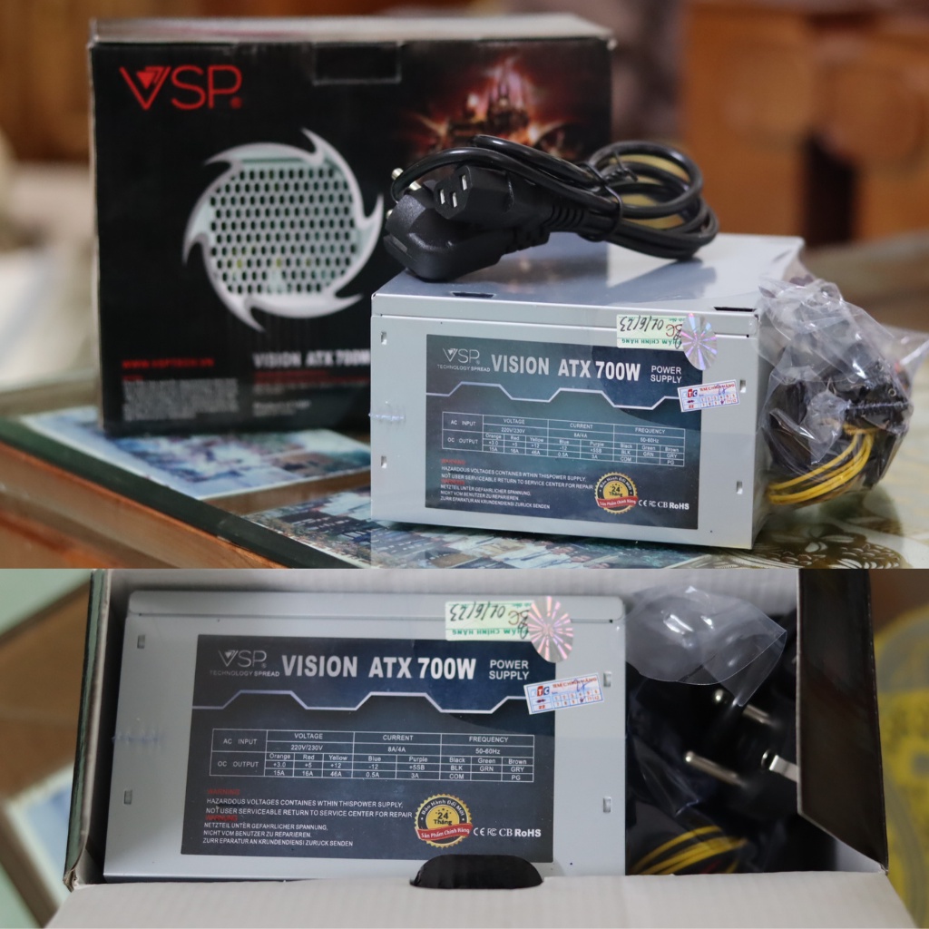 Nguồn máy tính công suất thực HunKey 350W cho PC hàng chính hãng bảo hành 12 tháng