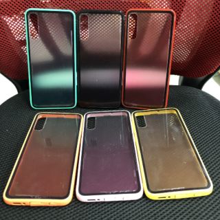 Ốp Samsung A50 / A50S / A30S viền dẻo lưng nhựa màu