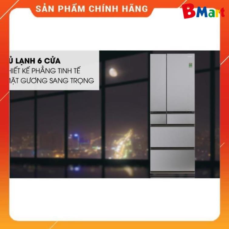 [ VẬN CHUYỂN MIỄN PHÍ KHU VỰC HÀ NỘI ] Tủ lạnh Panasonic màu gương trong 642L NR-F654GT-X2  - BM