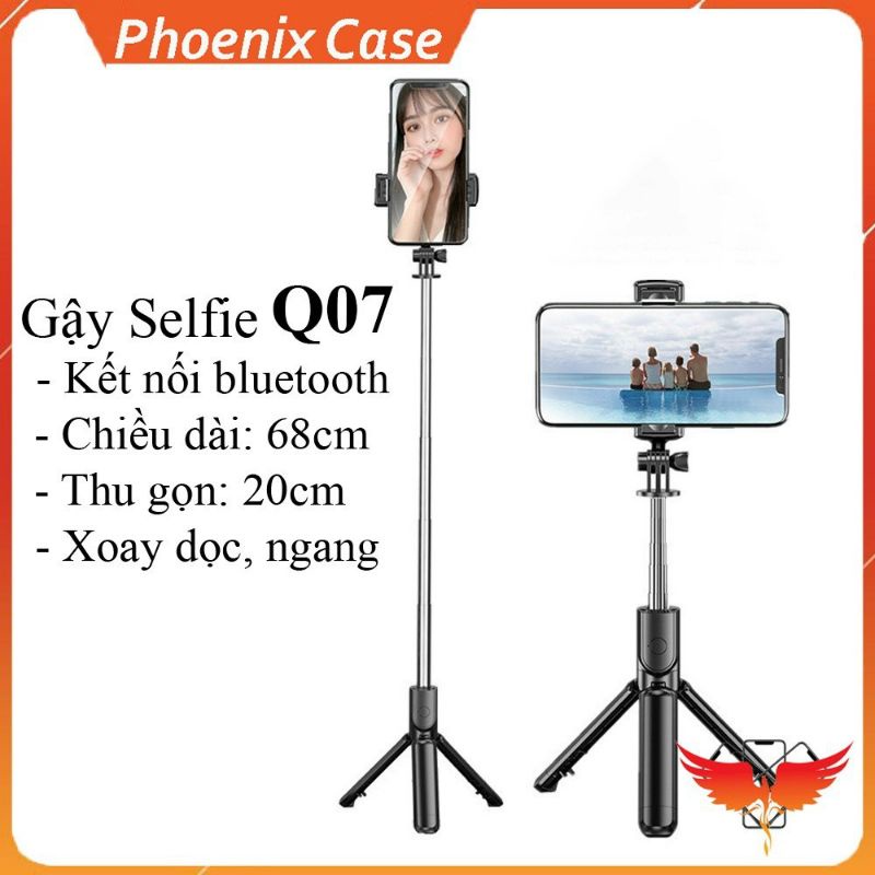 GẬY CHỤP HÌNH CÓ REMOT BLUETOOTH Q07,,