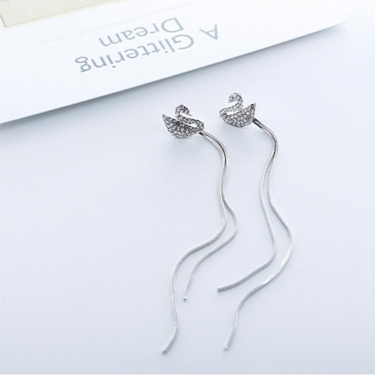 Khuyên tai THIÊN NGA THẢ DÂY bông tai nữ Địch Lệ Nhiệt Ba Triệu Lệ Dĩnh phụ kiện thời trang