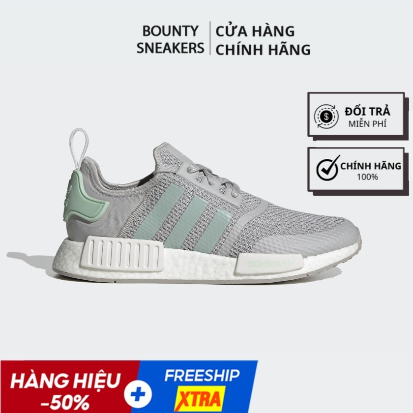 Giày  chính hãng NMD_R1 &quot;Grey Mint&quot; FV9152 - Bounty Sneakers