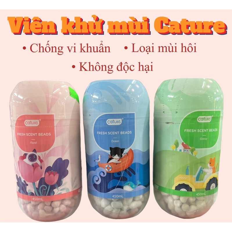 Hạt khử mùi cát vệ sinh cho mèo CATURE