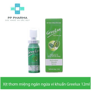 Xịt thơm miệng ngăn ngừa vi khuẩn Greelux 12ml