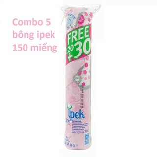 Bông tẩy trang ipek cotton pads, 150 miếng thổ nhĩ kỳ