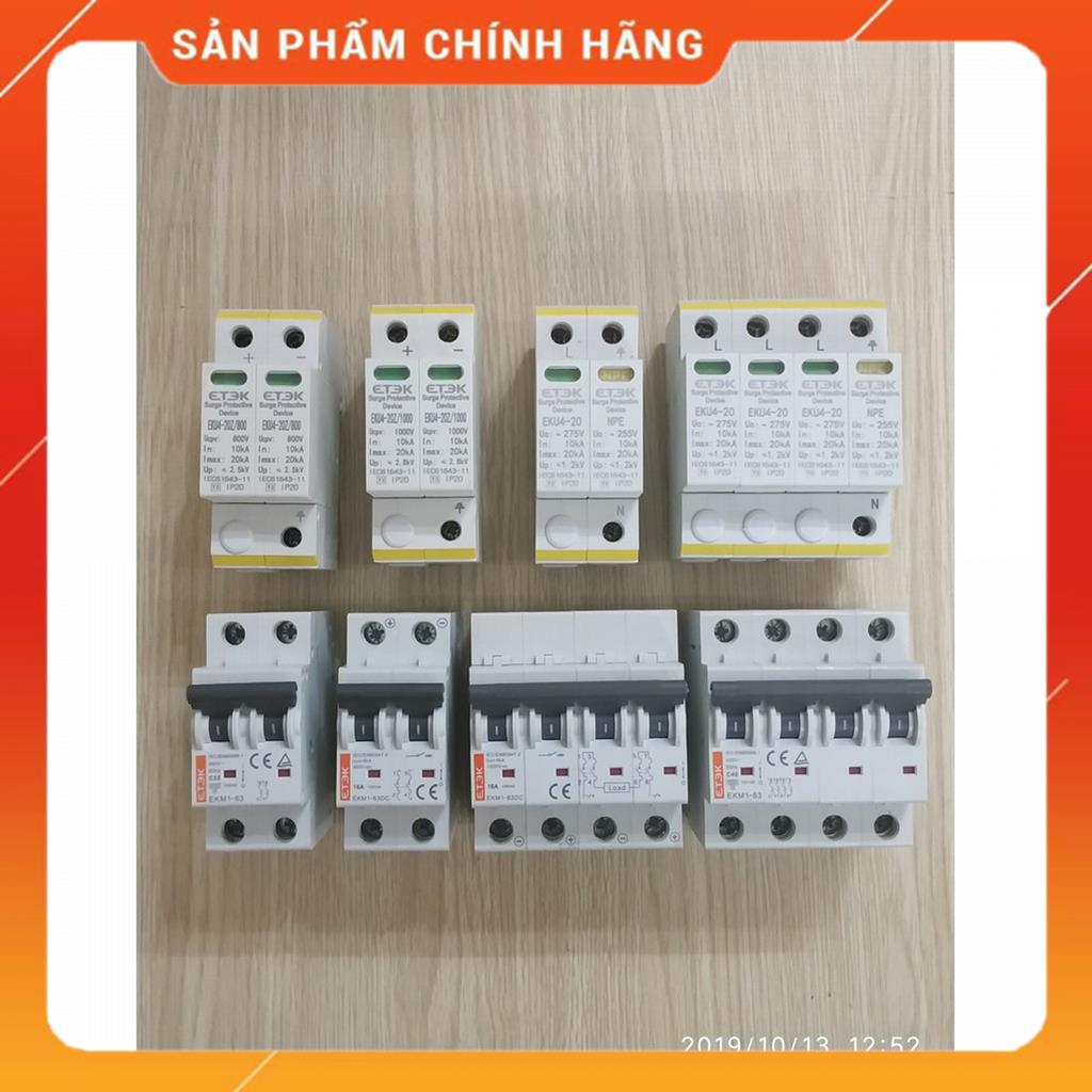 Aptomat CB DC chuyên dụng năng lượng mặt trời Solar ETEK 1000VDC 4P MSP97696