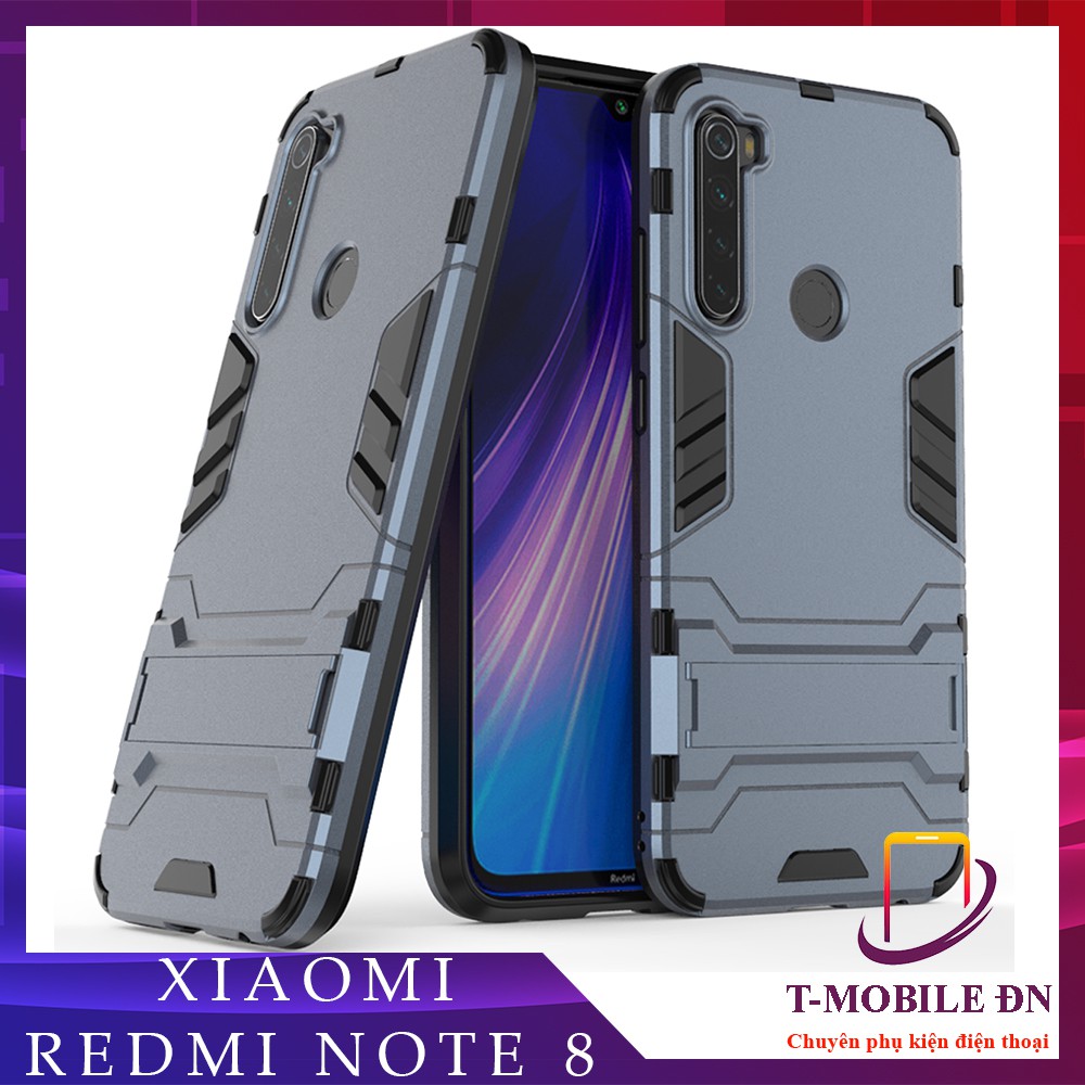 Ốp lưng Xiaomi Redmi Note 8 iron man chống sốc kèm chống xem video tiện lợi và bảo vệ Camera