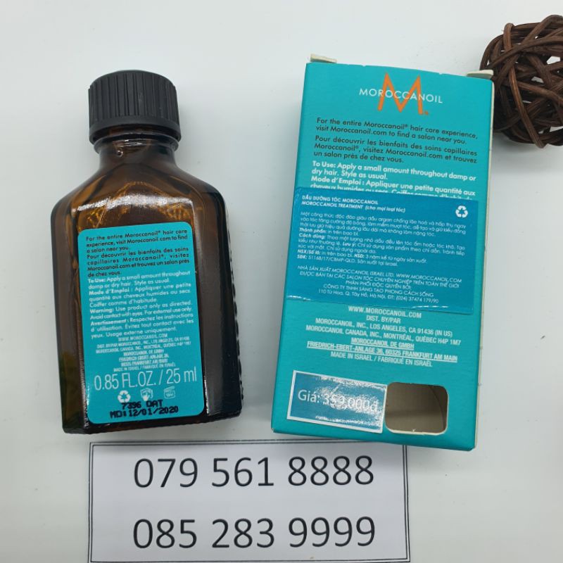 [ HÀNG CHÍNH HÃNG ] Tinh dầu Moroccanoil 25ml - 100ml - 125ml - 200ml | BigBuy360 - bigbuy360.vn