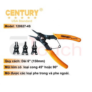 Bộ kìm mở phe đa năng 4 đầu century - 120627-4s