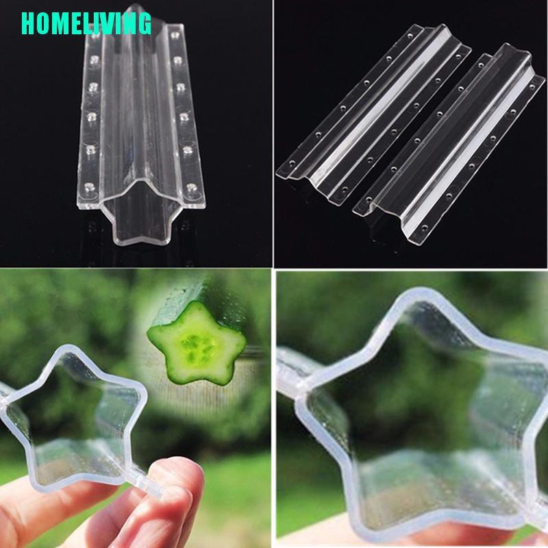 Khuôn Nhựa Tạo Hình Trái Tim / Ngôi Sao / Dưa Leo Tăng Trưởng Cho Cây Trồng