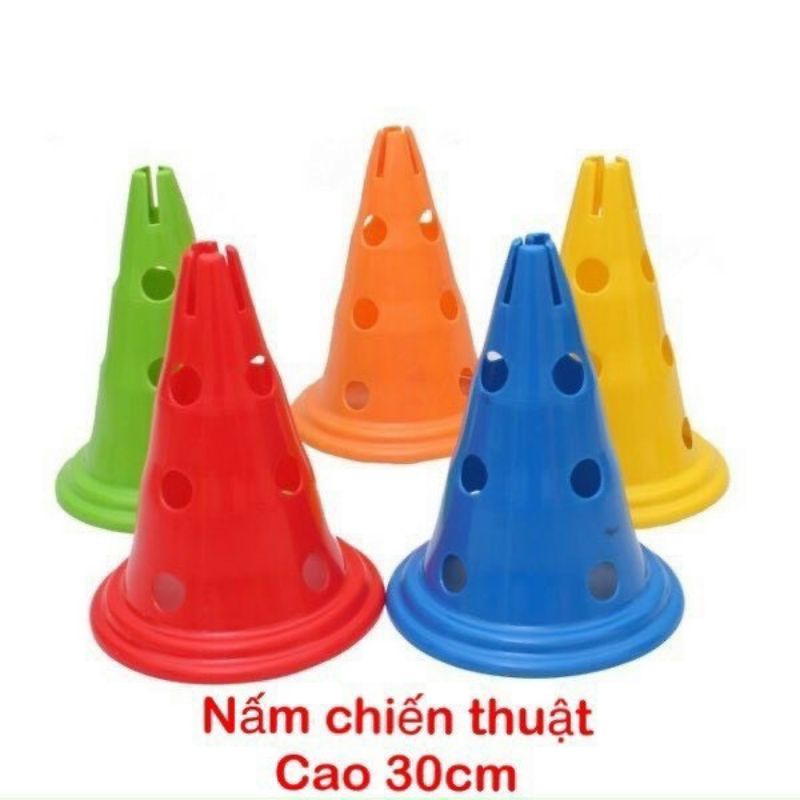 Nấm tập chiến thuật bóng đá,cọc tiêu giao thông 25cm 40cm
