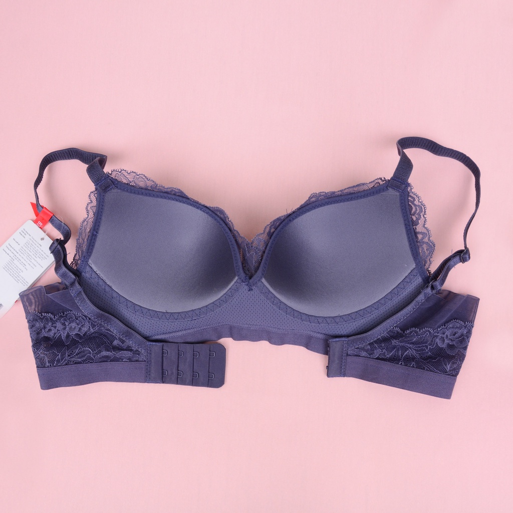 Áo lót nữ phối ren HMTmoda không gọng, cup xéo, mút mỏng S10-29721B