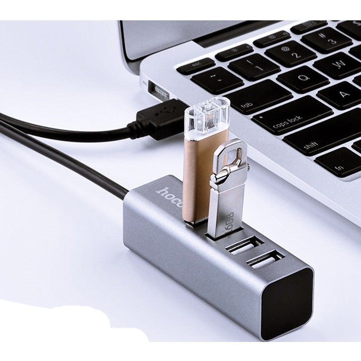 Hub Hoco 4 ổ HB1 Chia 1 cổng usb ra 4 chính hãng