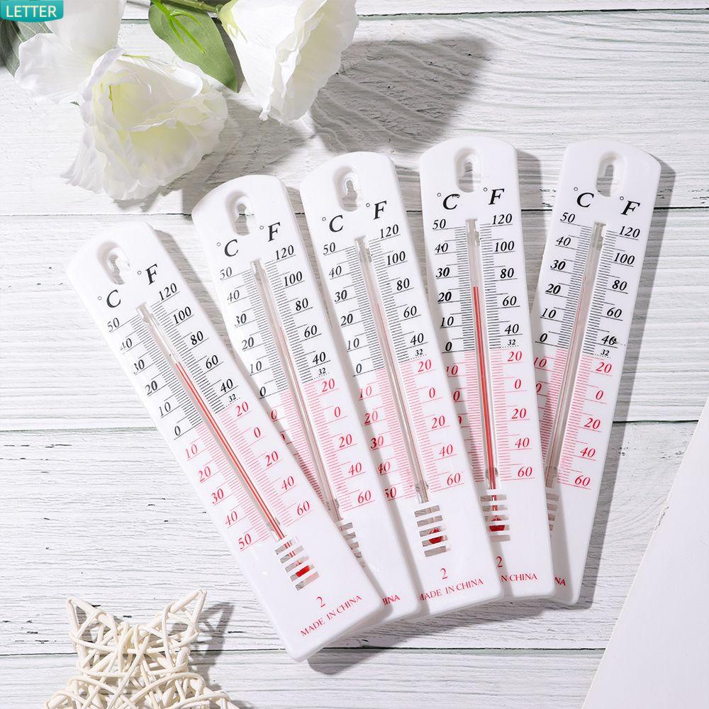 Nhiệt Kế Nhựa Đo Nhiệt Độ Độ Chính Xác Cao Treo Tường Cho Văn Phòng/Nhà Kính