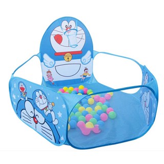 Nhà bóng cho bé Doraemon có ném bóng rổ BBT GLOBAL 1382