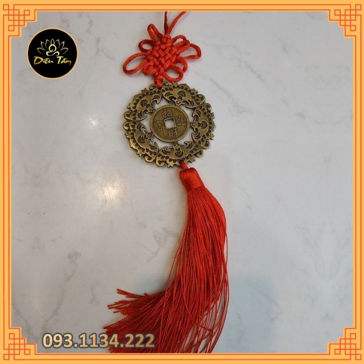 Dây treo phong thủy hình dơi ngũ phúc lâm môn trang trí xe ô tô, nhà cửa đồ thờ cúng phong thủy shop Diệu Tâm