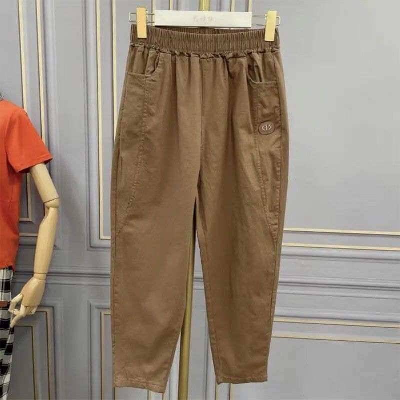 Quần Baggy Nữ, Quần Kak i Nữ Cạp Chun Phong Cách Trẻ Trung Sành Điệu