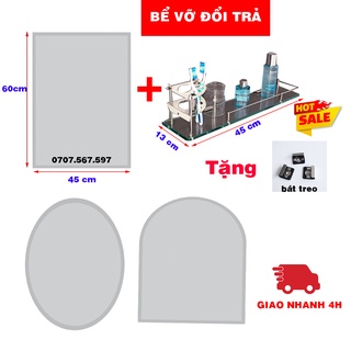 Gương treo tường,gương soi nhà tắm, gương treo nhà tắm, kệ đa năng, kệ để kem đánh răng kk01+gương