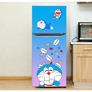 Decal dán Tủ Lạnh - Doremon chất liệu cao cấp