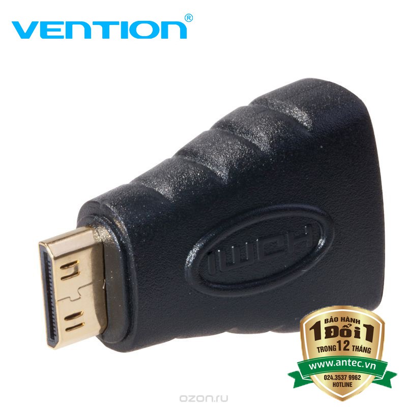 Đầu chuyển đổi Mini HDMI ra HDMI - Vention H380HDC - BEN