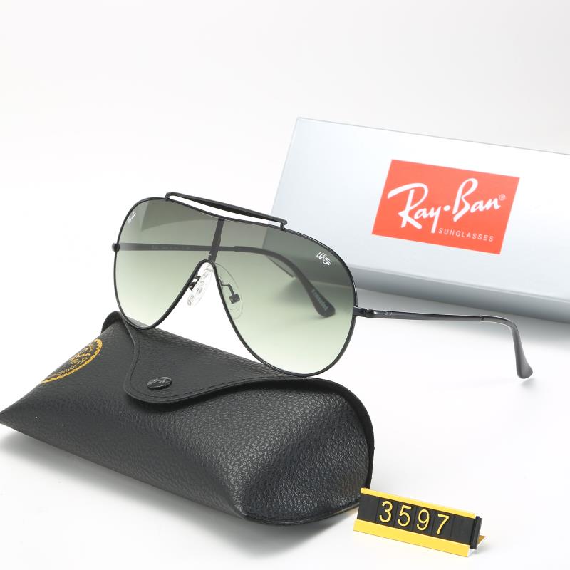 Aviator Ray-Ban_ chính hãng Kính râm 2021 Thời trang Hàn Quốc mới Kính râm nam nữ một mảnh Cặp đôi hợp thời trang Du lịch ngoài trời Kính râm lái xes