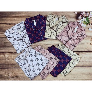 Bộ ngủ pizama gucci 4 màu