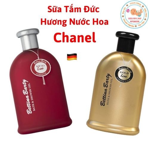 Sữa Tắm Nước Hoa Đức Bettina Barty/ Sữa Tắm Đức Tinh Dầu Nước Hoa Bettina Barty Bath And Shower Gel chuẩn Đức
