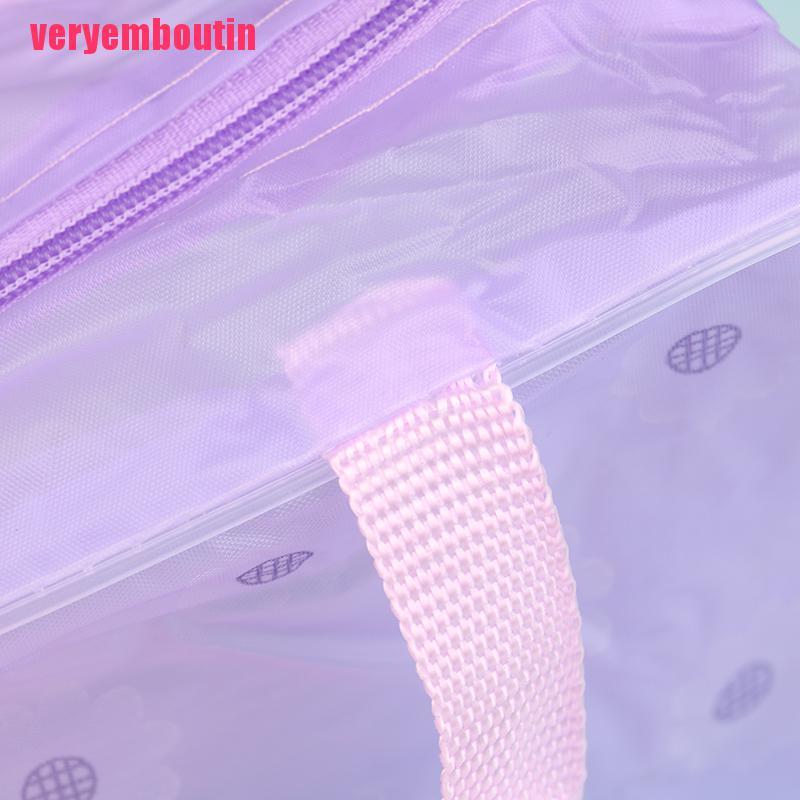 Túi Nhựa PVC Trong Suốt Đựng Đồ Trang Điểm Đi Du Lịch