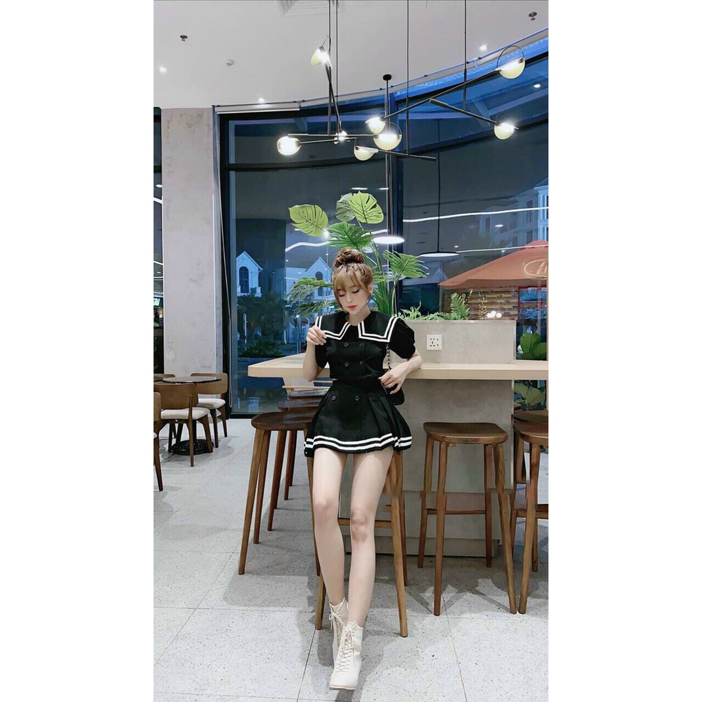 Set Áo Và Chân Váy Thủy Thủ  - Thời Trang Dressery Store