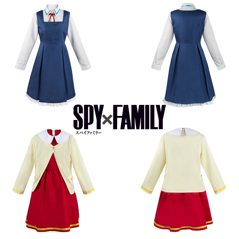 Bộ Đồng Phục Hóa Trang Nhân Vật Spyxfamily Anya Forger girl party gift