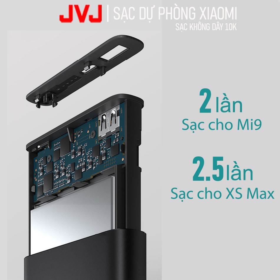 Sạc dự phòng Xiaomi 10000mAh Pocket PB1022ZM - Sạc nhanh Xiaomi 22.5W, Cổng TypeC 2 chiều tiện dụng | BH 06Tháng