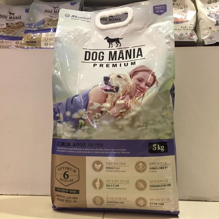 [5kg] THỨC ĂN HẠT HÀN QUỐC CHO CHÓ MỌI LỨA TUỔI - DOG MANIA