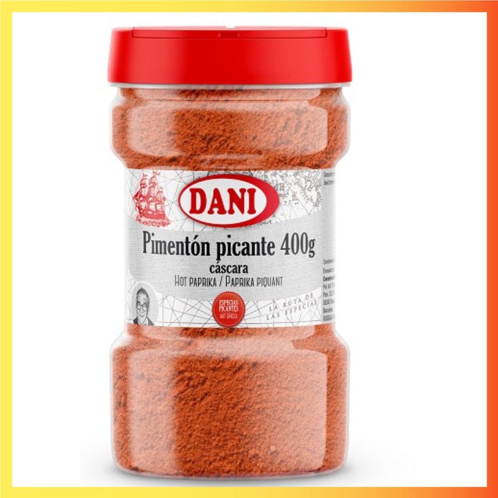 Hàng Nhập Khẩu Bột ớt cay Paprika loại 1 hiệu Dani Tây Ban Nha 400gr