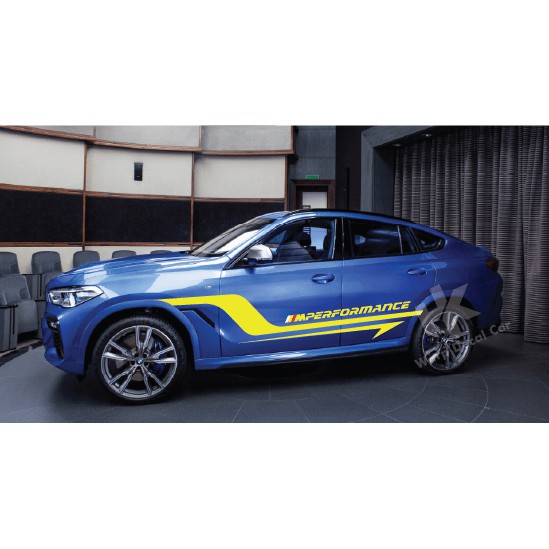 Tem xe BMV X6 phong cách thể thao-decal BMV X6-tem xe ô tô giá rẻ