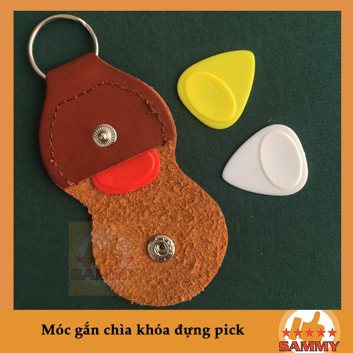 MÓC KHÓA CÓ NGĂN ĐỰNG PICK GÃY (TẶNG KÈM PICK)