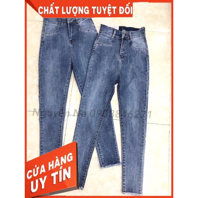 QUẦN JEANS DÁNG ÔM ĐÁY SIÊU CAO TRÊN RỐN- hình thật shop chụp | WebRaoVat - webraovat.net.vn