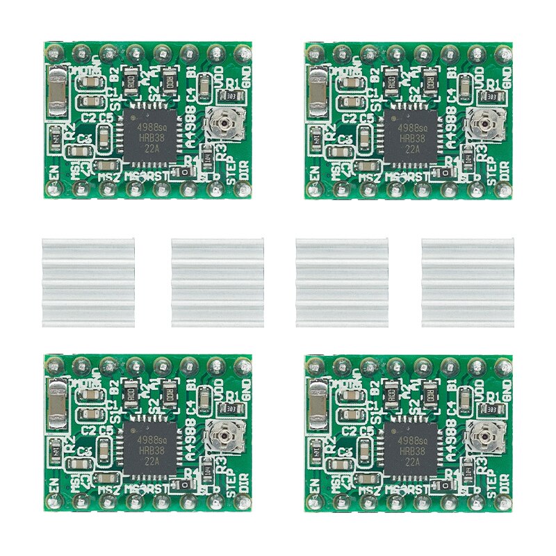 Mạch Mở Rộng CNC shield v3 Cho Máy In 3D / + 4 Mô Đun A4988