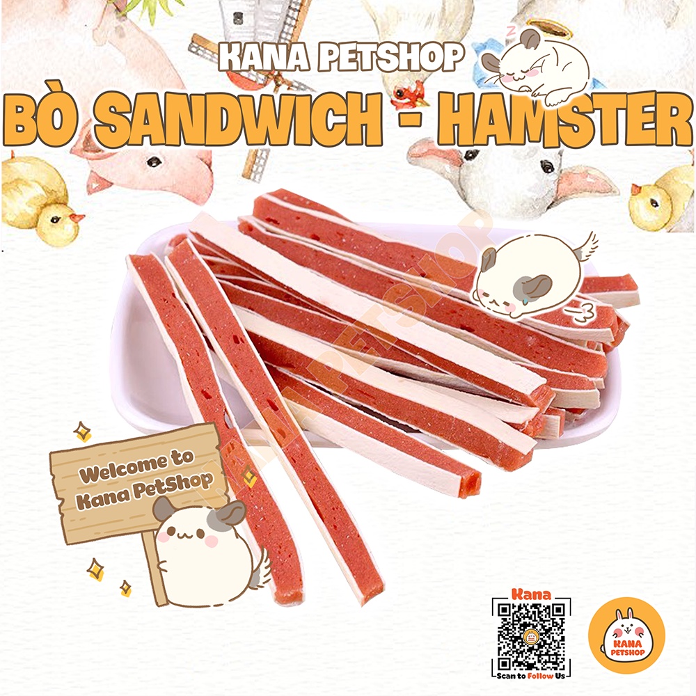 Đồ ăn Hamster 🐹FREESHIP🐹 Bò Dải Thức Ăn Vỗ Béo Cho Hamster Đồ Ăn Dặm Dành Cho Hamster